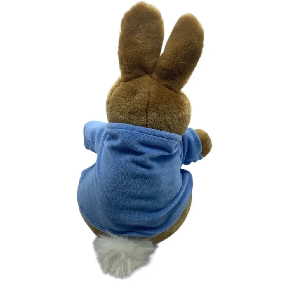 Vtg 90s Eden Peter Rabbit Plush Toy‎ Book Talking Reads the Story 12”